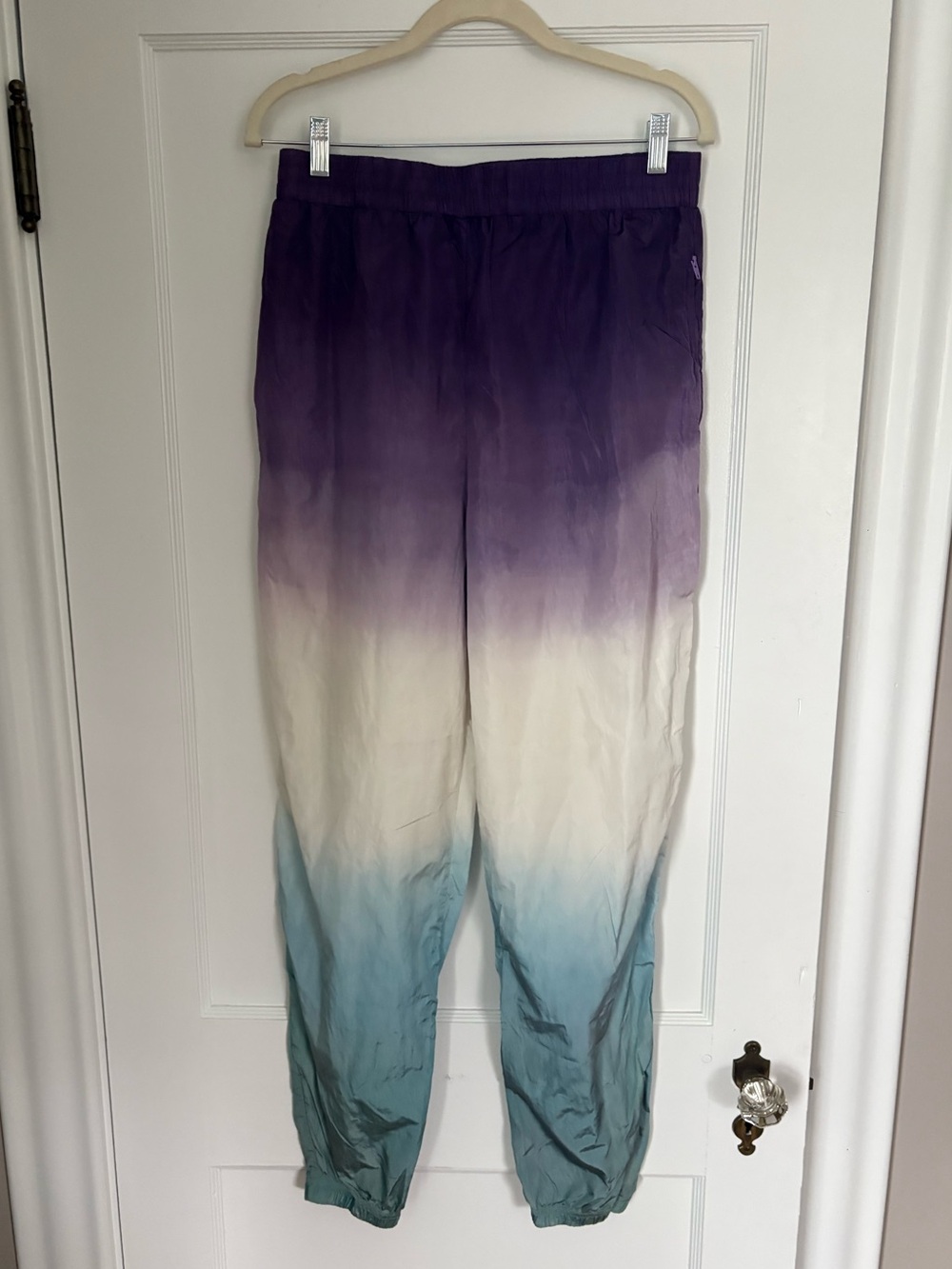URBAN OUTFITTERS Ombre Purple & Teal Tie-Dye Jogger Pants